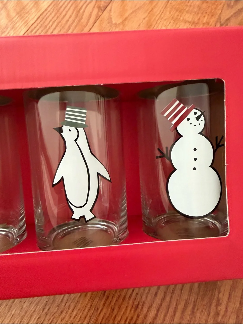 NWT Crate and Barrel Holiday of 4 // Highball Glasses.